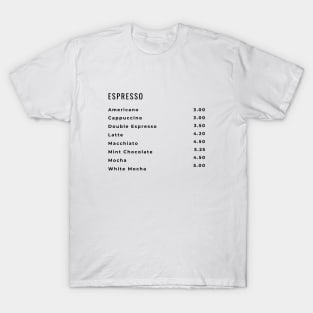 Coffee lover t-shirt T-Shirt